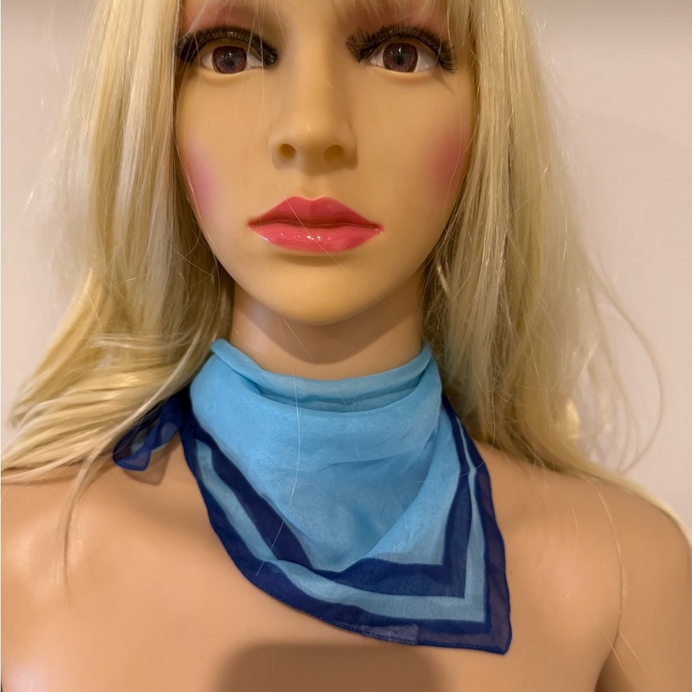 GAP Blue Two-Tone Scarf